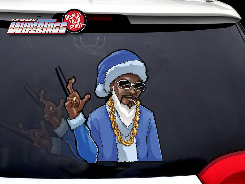 West Coast Santa Waving WiperTag