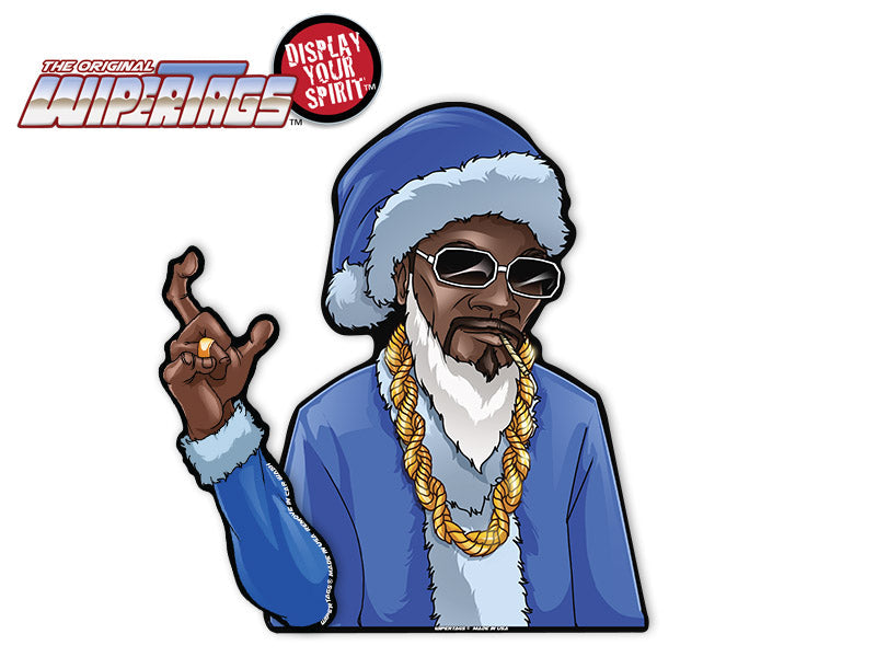 West Coast Santa Waving WiperTag