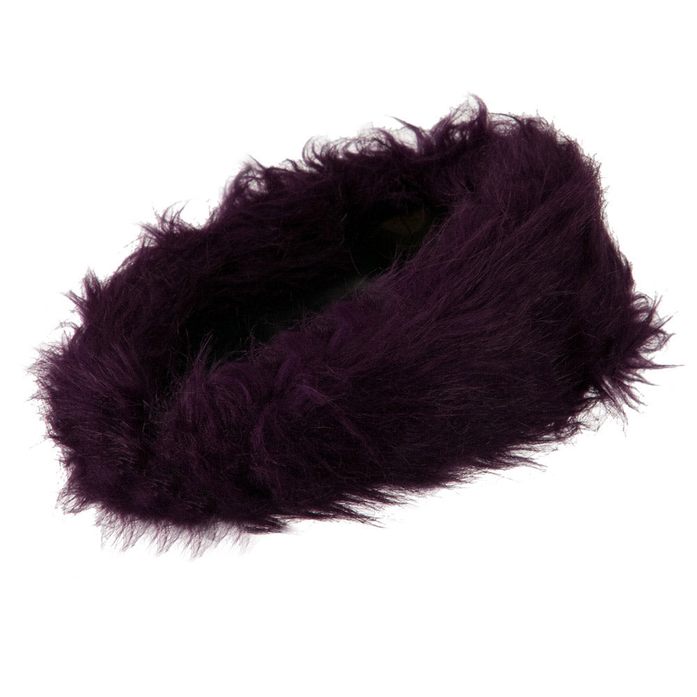 Woman's Faux Fur Elastic Head Band