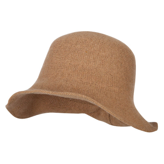 Women's Grosgrain Bow Accented Cloche Bucket Hat
