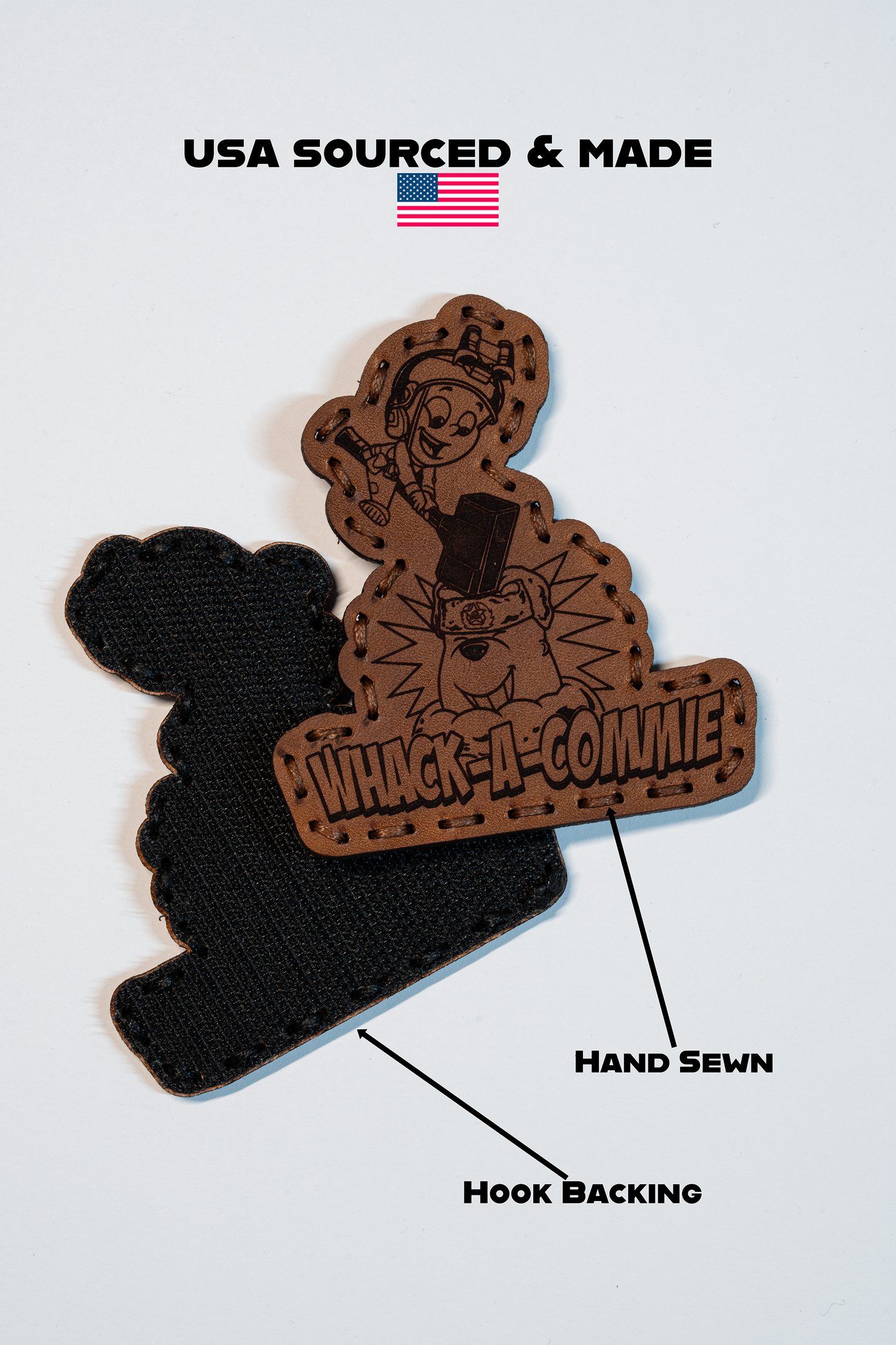 Comrade Crusher Leather Patch