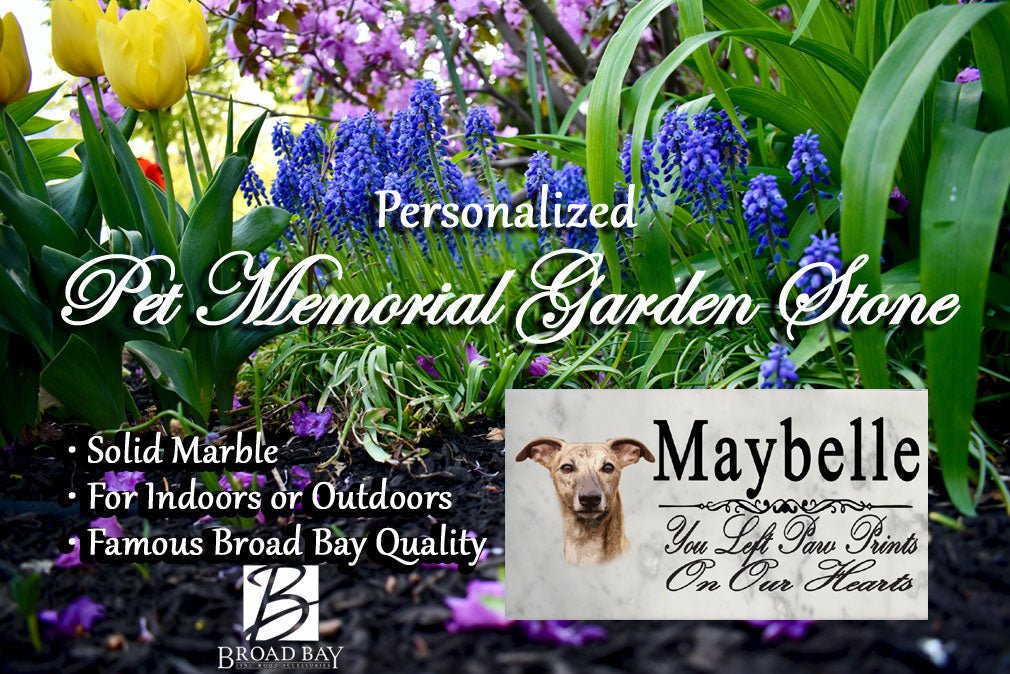 Whippet Memorial Stone PERSONALIZED Dog Garden Rock Grave Marker Outdoor or Indoor