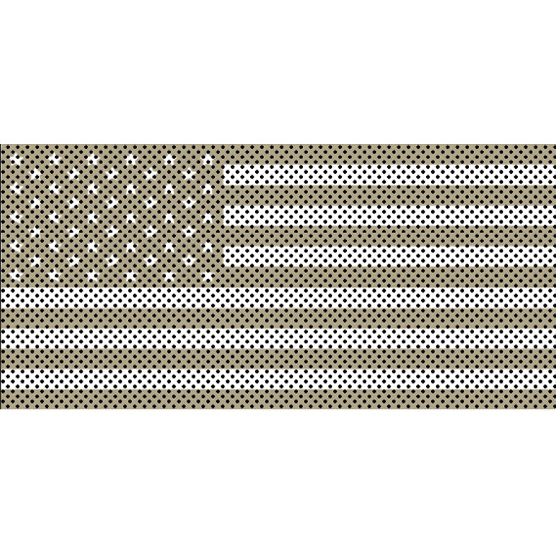 Military Colors Collection American Flag Grille Inserts
