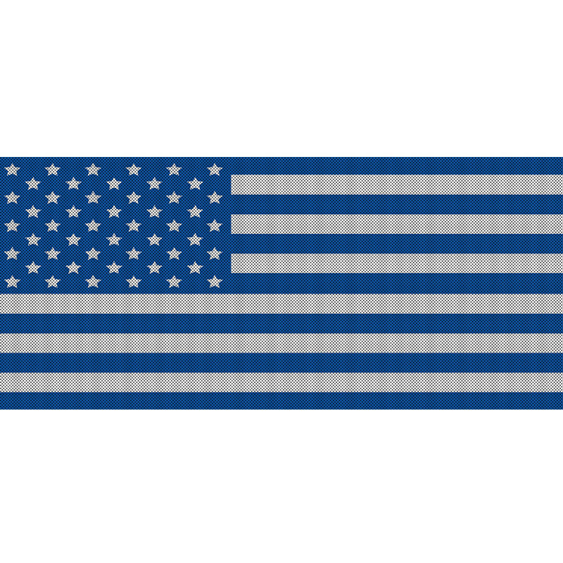 Blues Collection American Flag Grille Inserts