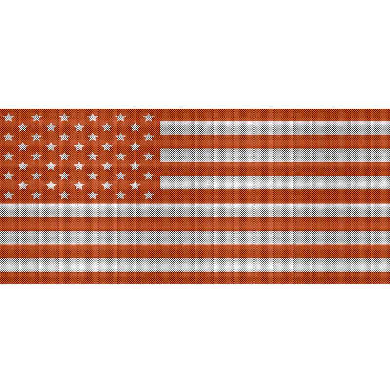 Oranges Collection American Flag Grille Inserts