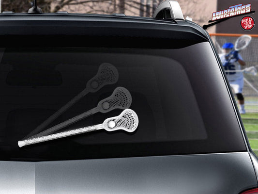 Lacrosse Stick White WiperTag