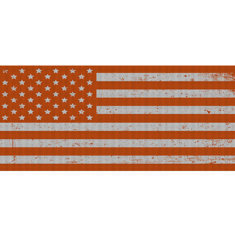 Oranges Collection American Flag Grille Inserts
