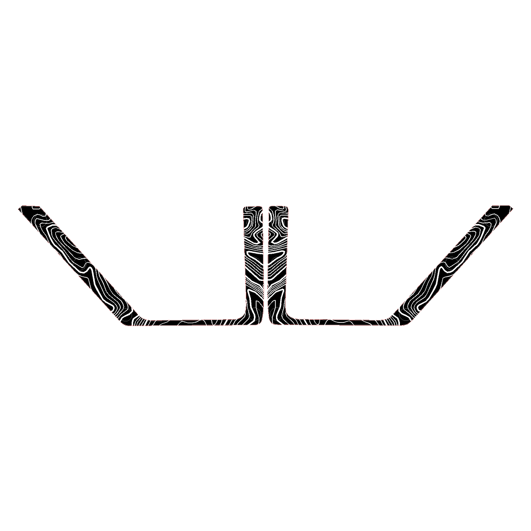 Topo Front Door Net Trim Overlay Kit (Printed Series) - 2021+ Bronco