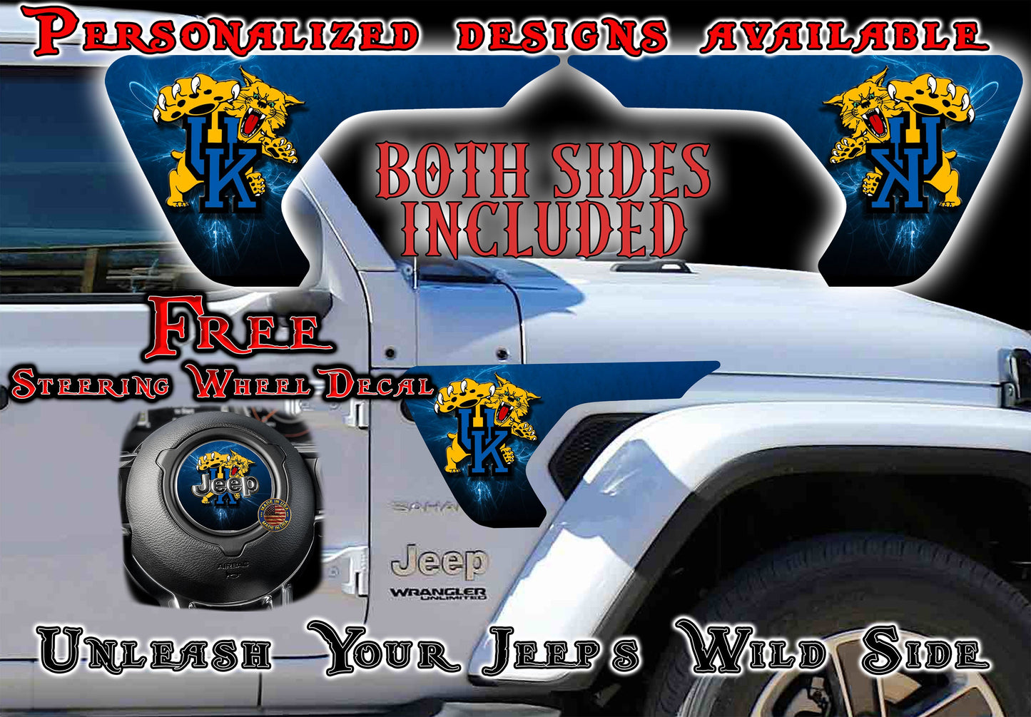 wildcat fender vent for the JL or JT 2018 or newer