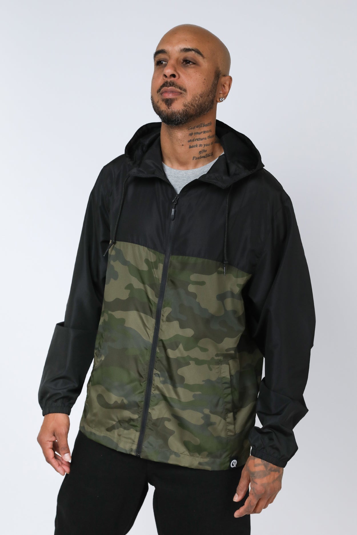 Dryflip Windbreaker (Black/Camo)