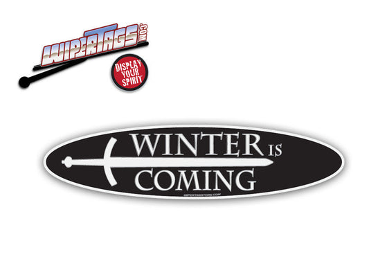 Winter is Coming WiperTags with Sword