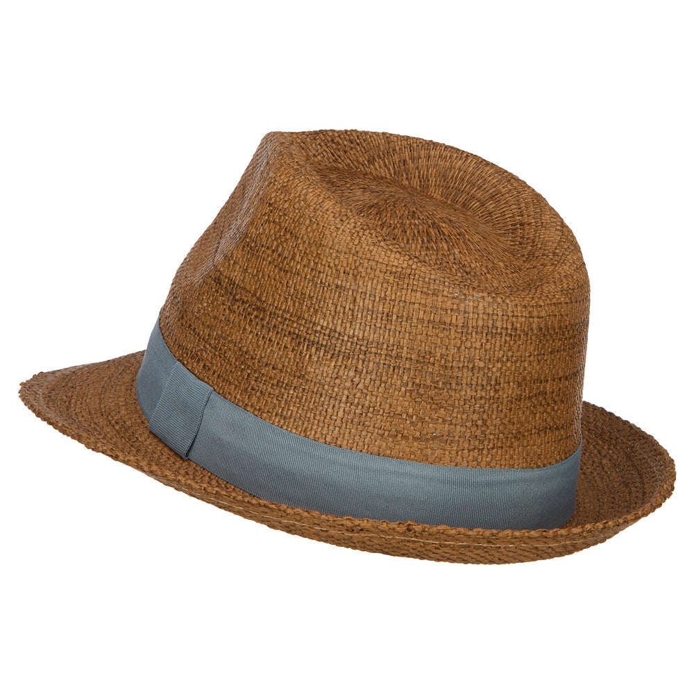 Men's Large Brim Paper Woven Fedora