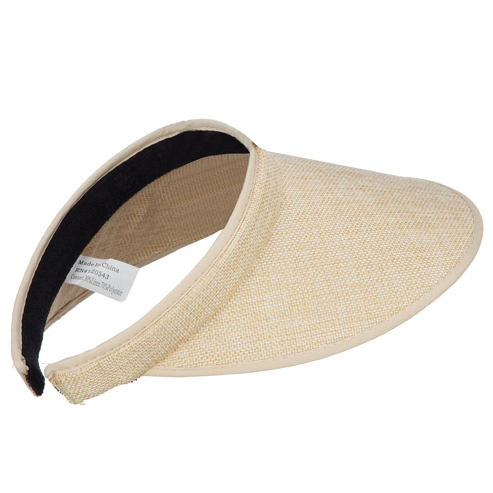 Women's Polyester Clip On Visor