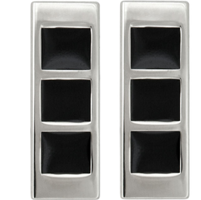 U.S. Army Gold Metal Pin On Rank - Pair