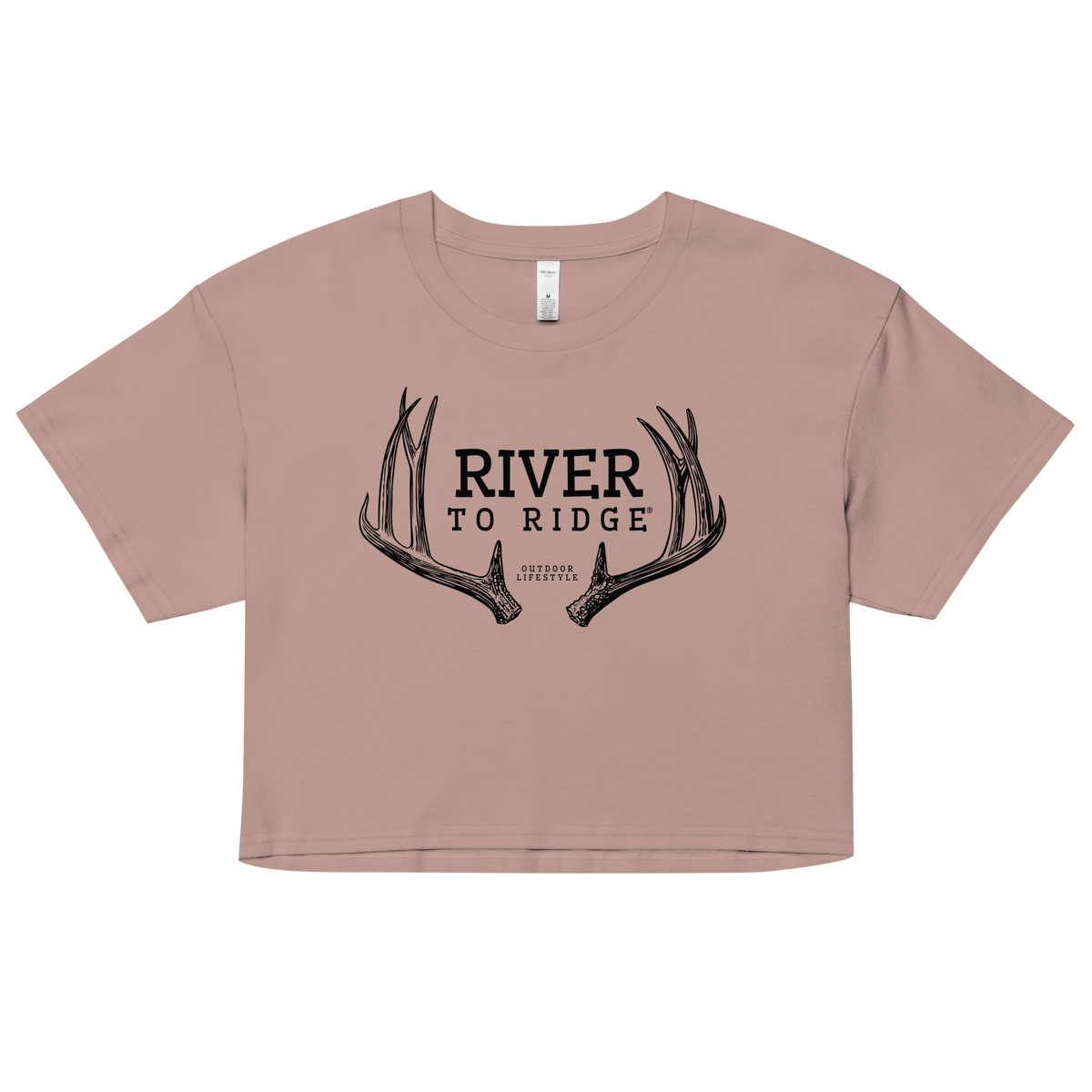 River to Ridge Antler Logo Cropped T