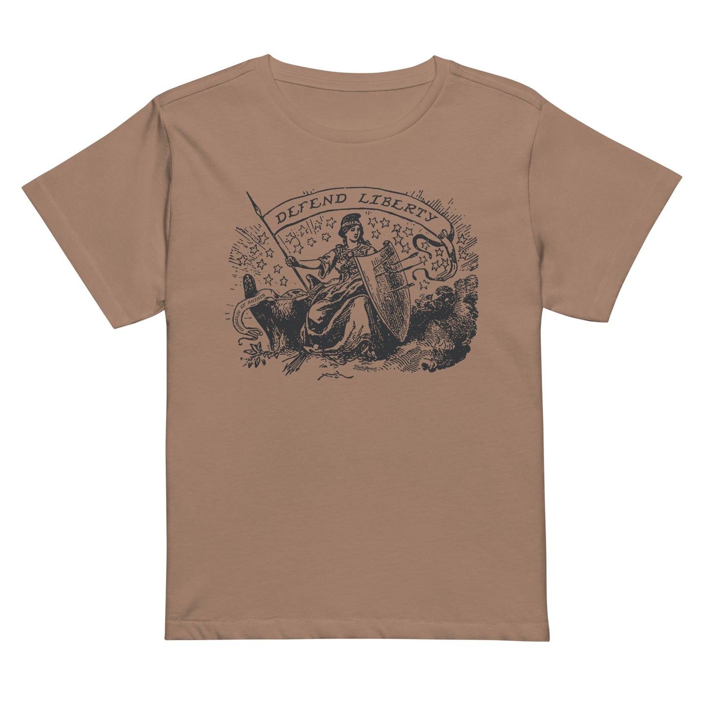 Defend Liberty Women’s high-waisted t-shirt