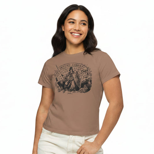 Defend Liberty Women’s high-waisted t-shirt