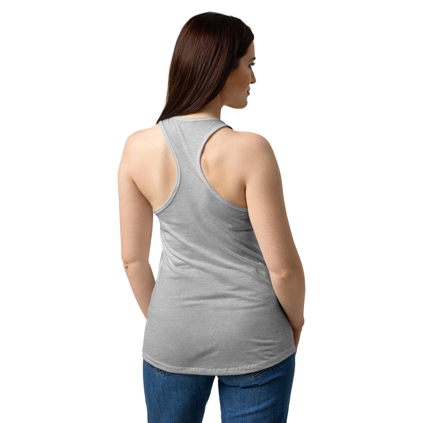 Bass Fishing USA Women’s Racerback Tank, Grey or White