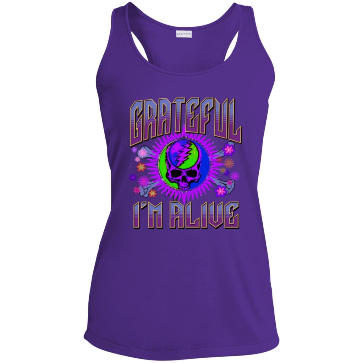 Womens Recovery Tank | Inspiring Sobriety |  Grateful I'm Alive