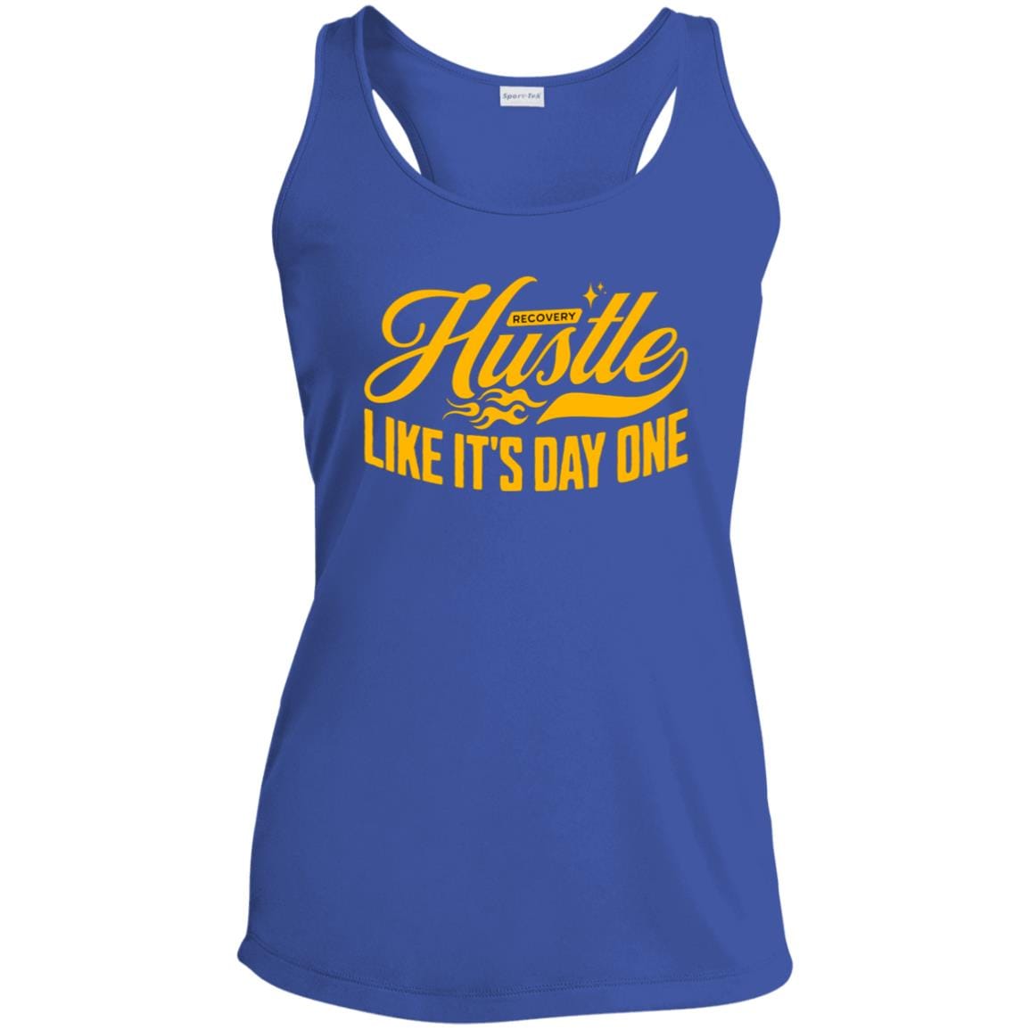 Womens Recovery Tank | Inspiring Sobriety |  Hustle Like It's Day One