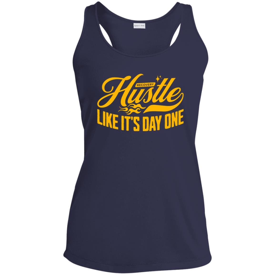 Womens Recovery Tank | Inspiring Sobriety |  Hustle Like It's Day One