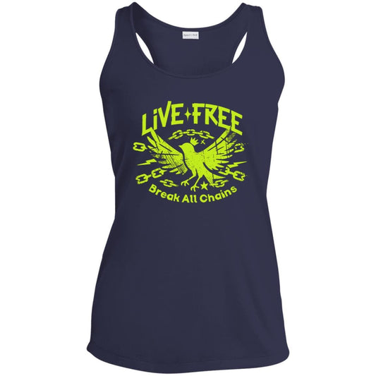 Womens Recovery Tank | Inspiring Sobriety |  Live Free, Break All Chains