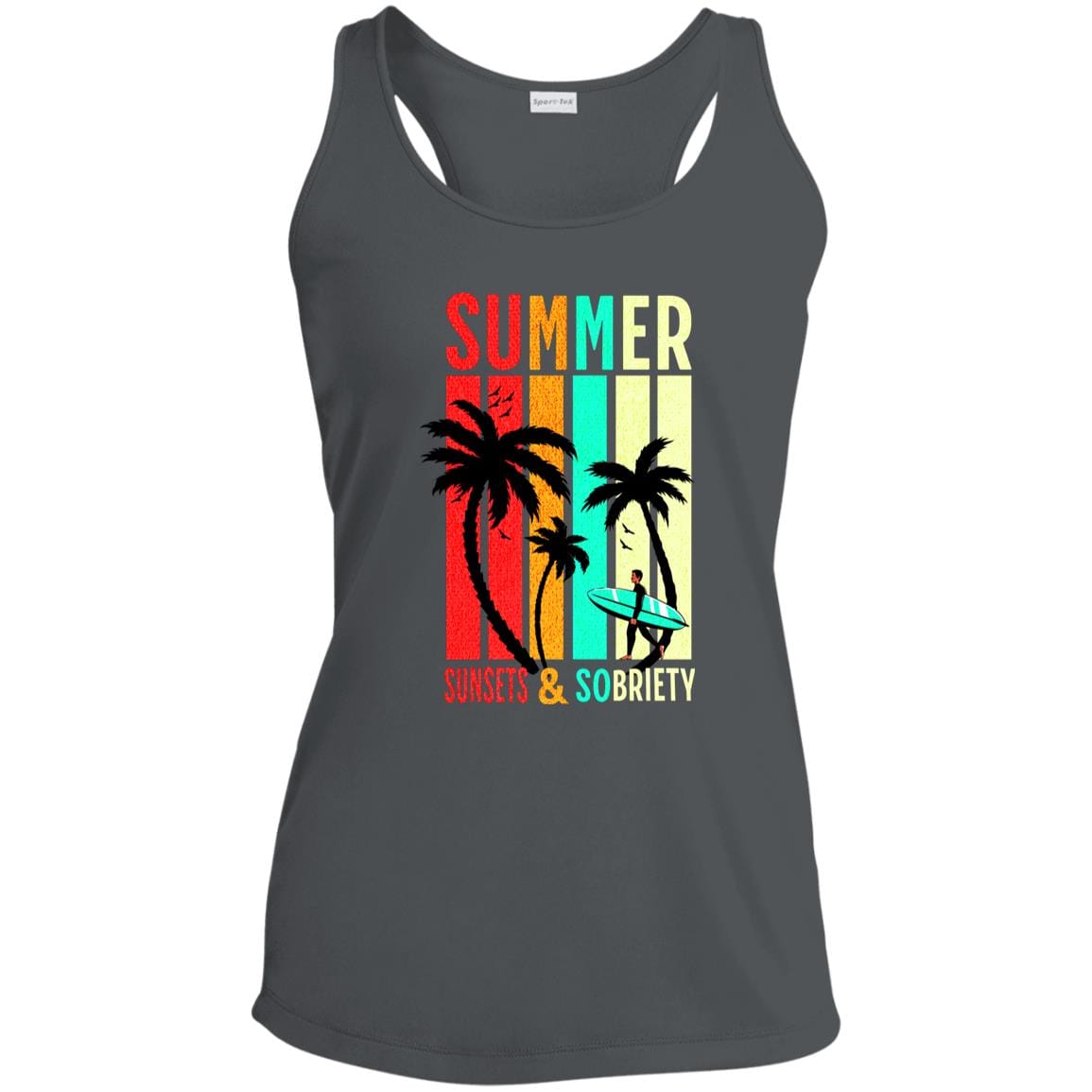 Womens Recovery Tank | Inspiring Sobriety |  Summer Sunsets & Sobriety