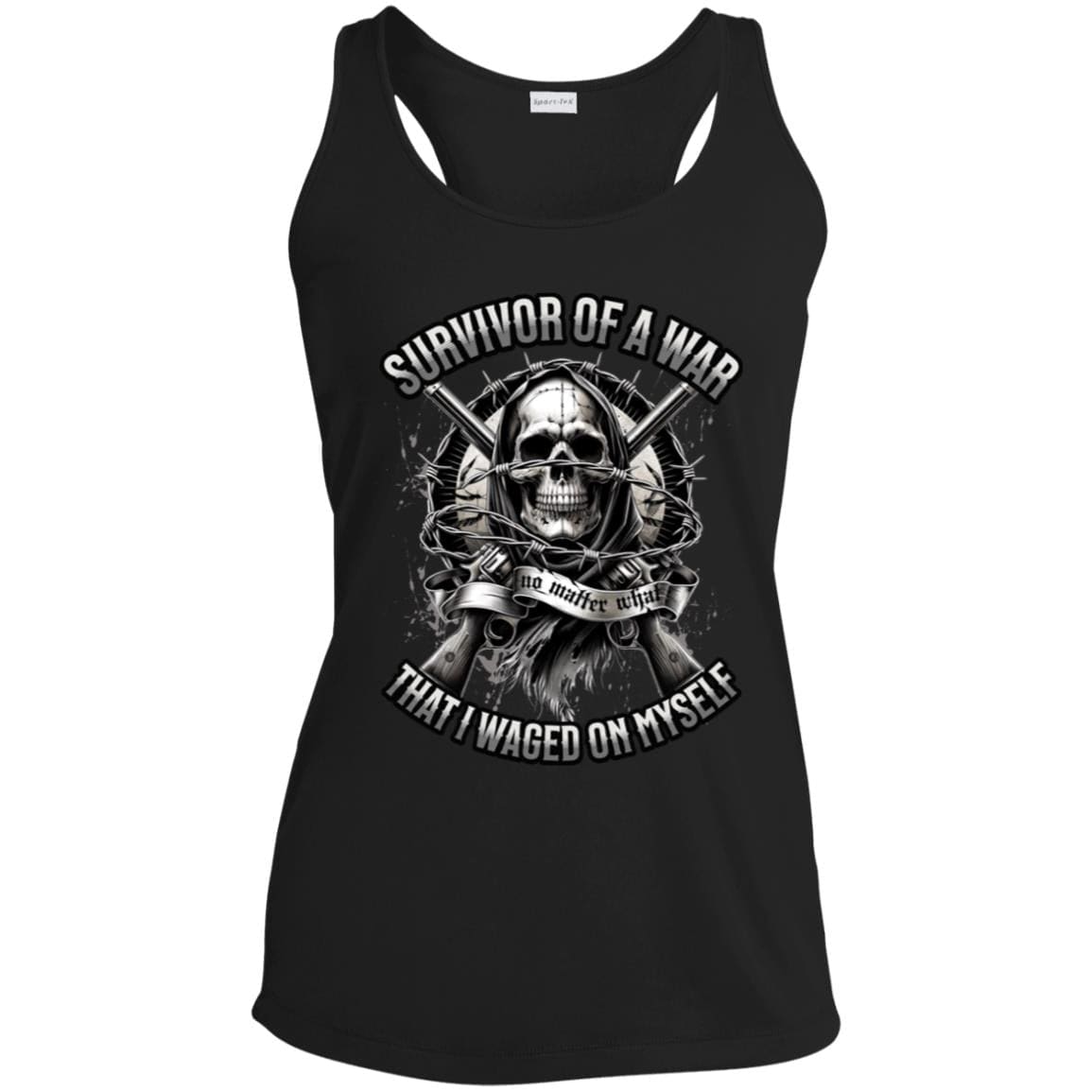 Womens Recovery Tank | Inspiring Sobriety |  Survivor of a War I Waged On Myself