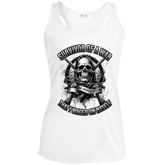 Womens Recovery Tank | Inspiring Sobriety |  Survivor of a War I Waged On Myself