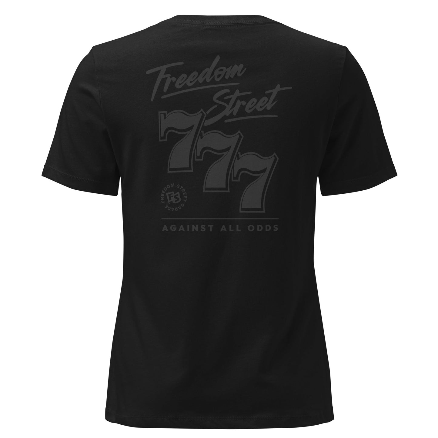 Women's Black-out Lucky 7's Relaxed T-Shirt