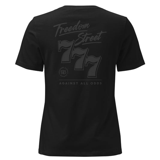 Women's Black-out Lucky 7's Relaxed T-Shirt