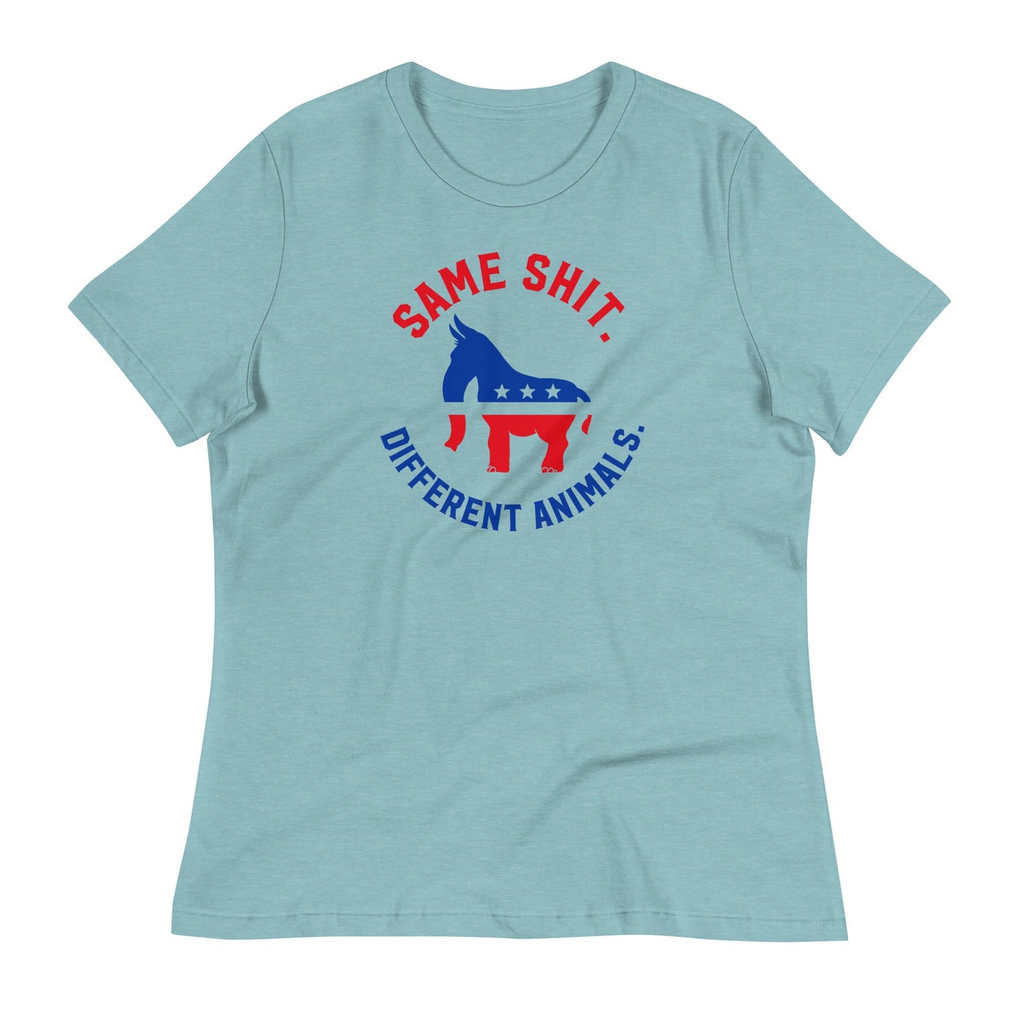Same Shit Different Animals Republicrat Ladies T-Shirt