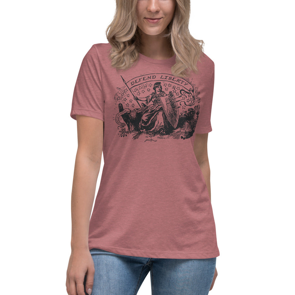 Defend Liberty Libertas Women's Relaxed T-Shirt