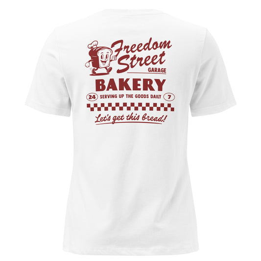 Women's Get Bread Relaxed T-Shirt - White