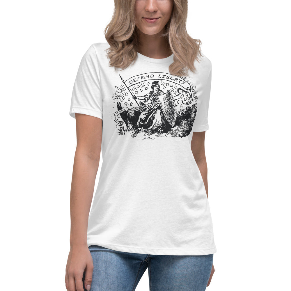 Defend Liberty Libertas Women's Relaxed T-Shirt