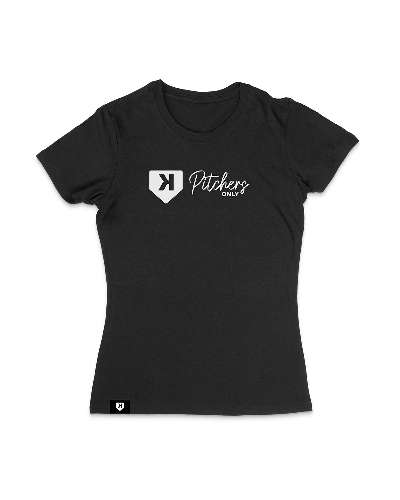 Women's Softball Black Tee