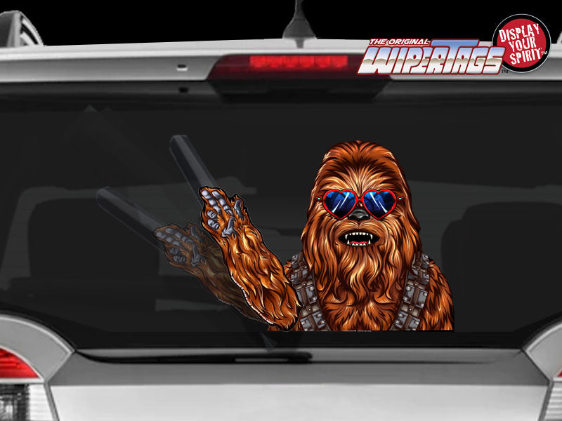 Wookie Love Waving WiperTag with Decal