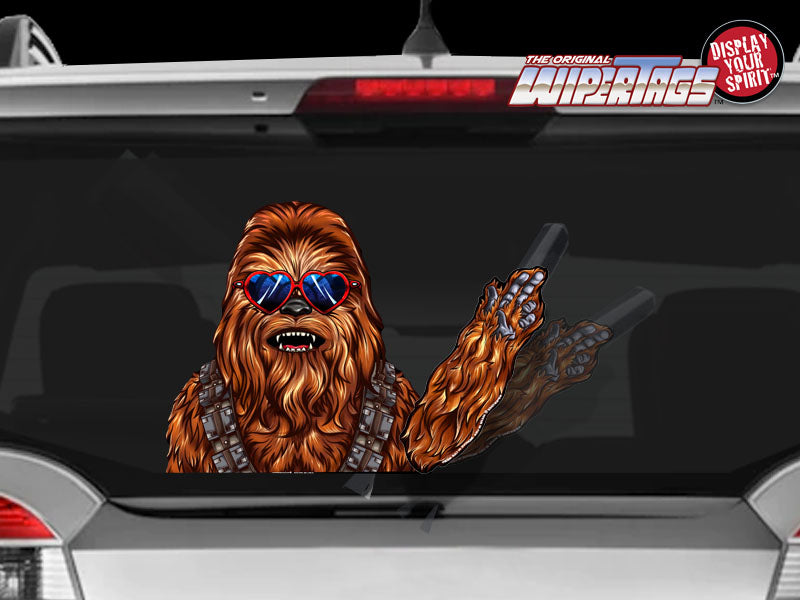 Wookie Love Waving WiperTag with Decal