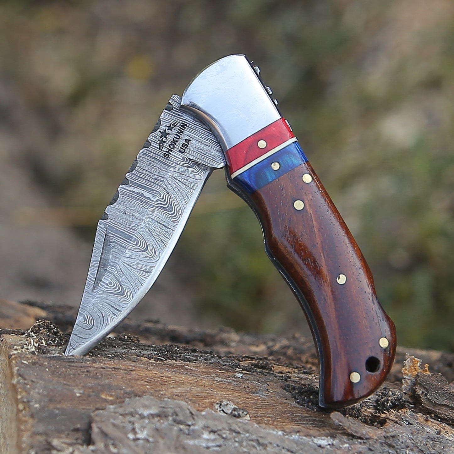 Rogue Pocket Knife with Rosewood Handle