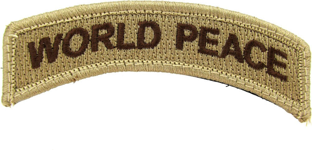 CLEARANCE - World Peace Tab Morale Patch - Various Colors