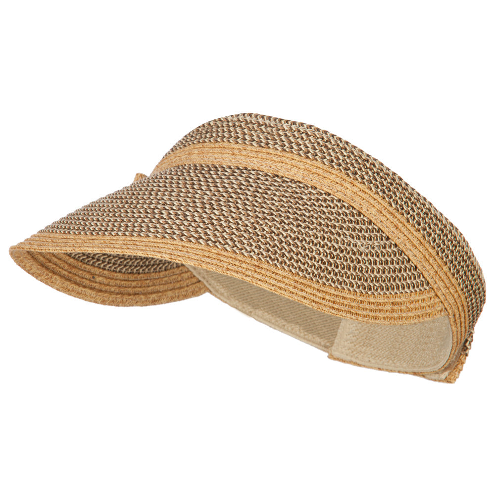 UPF 50+ Women's Paper Braid Sun Visor