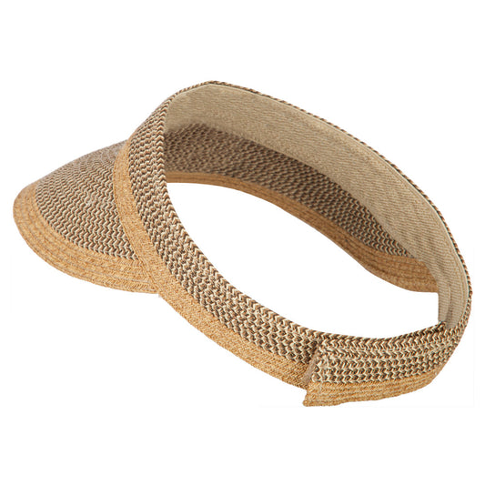 UPF 50+ Women's Paper Braid Sun Visor