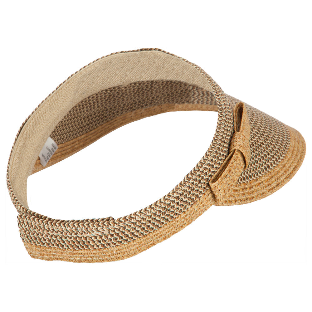 UPF 50+ Women's Paper Braid Sun Visor