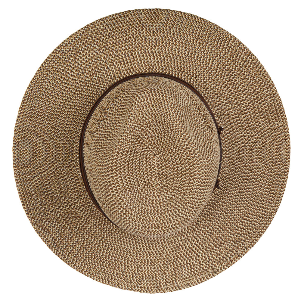 UPF 50+ Women's Paper Braid Brim Fedora Hat