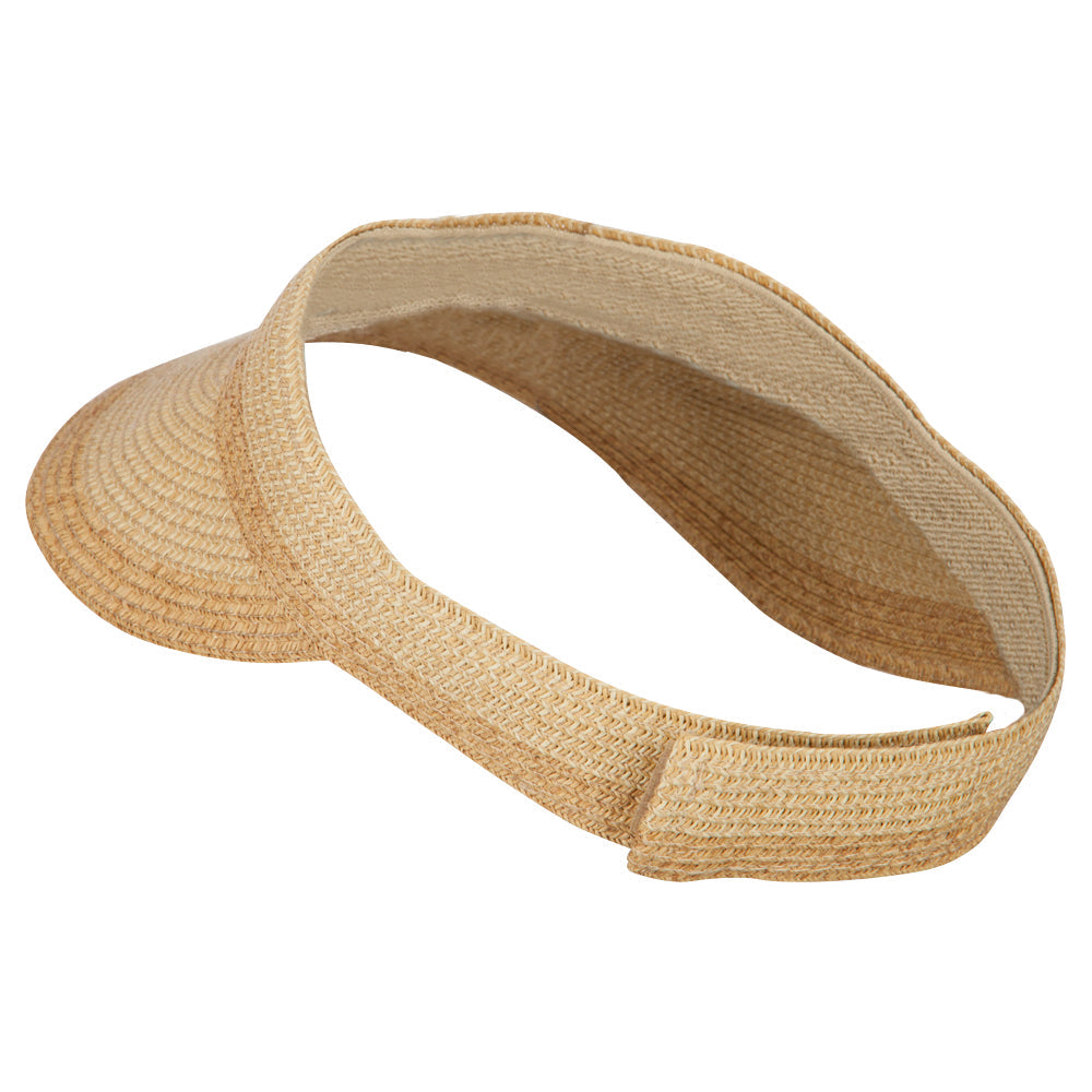 UPF 50+ Women's Paper Braid Sun Visor