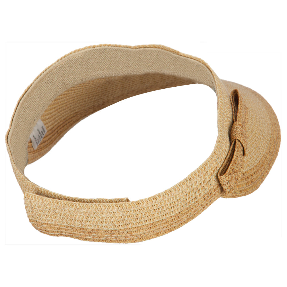 UPF 50+ Women's Paper Braid Sun Visor