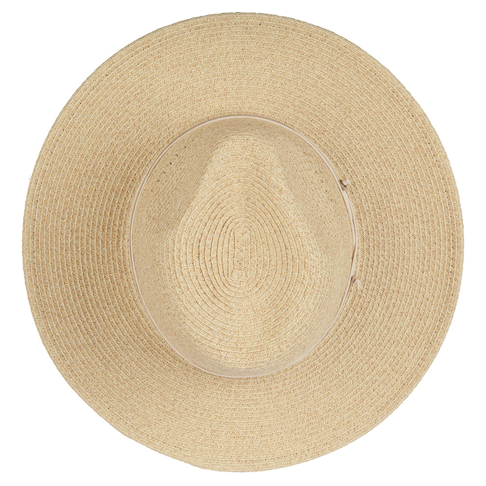 UPF 50+ Women's Paper Braid Brim Fedora Hat