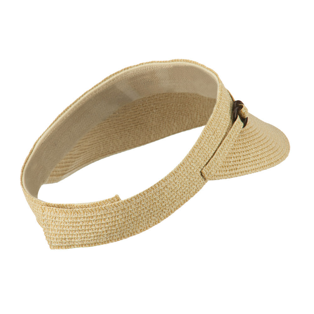 Women's UPF 50+ Visor with Buckle Accent