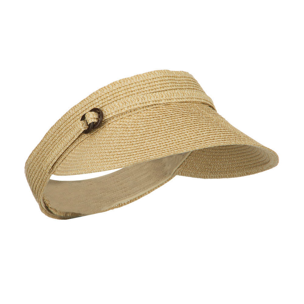 Women's UPF 50+ Visor with Buckle Accent