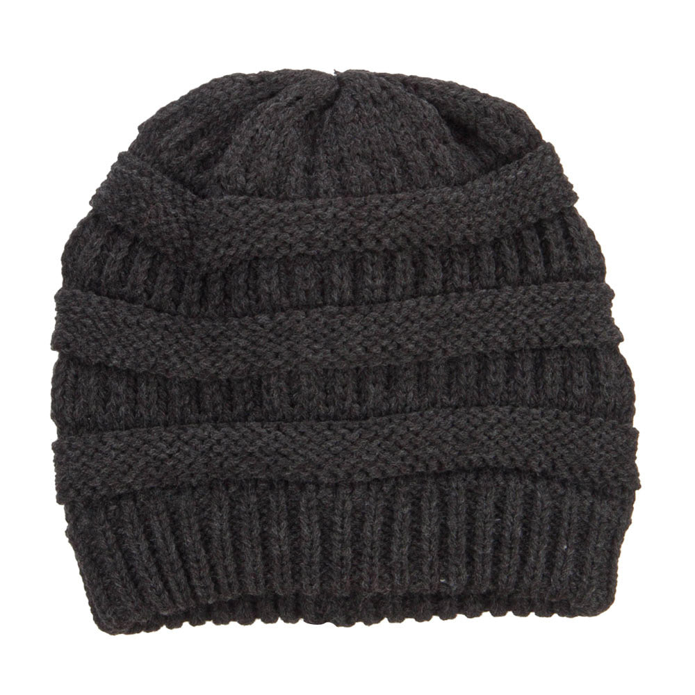 Women's Patterned Knit Beanie Cap